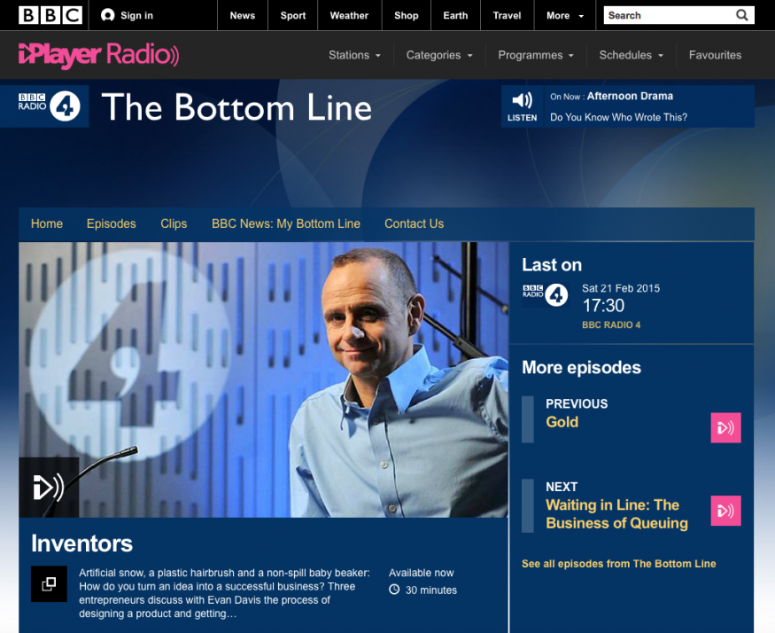 The Bottom Line BBC Inventing